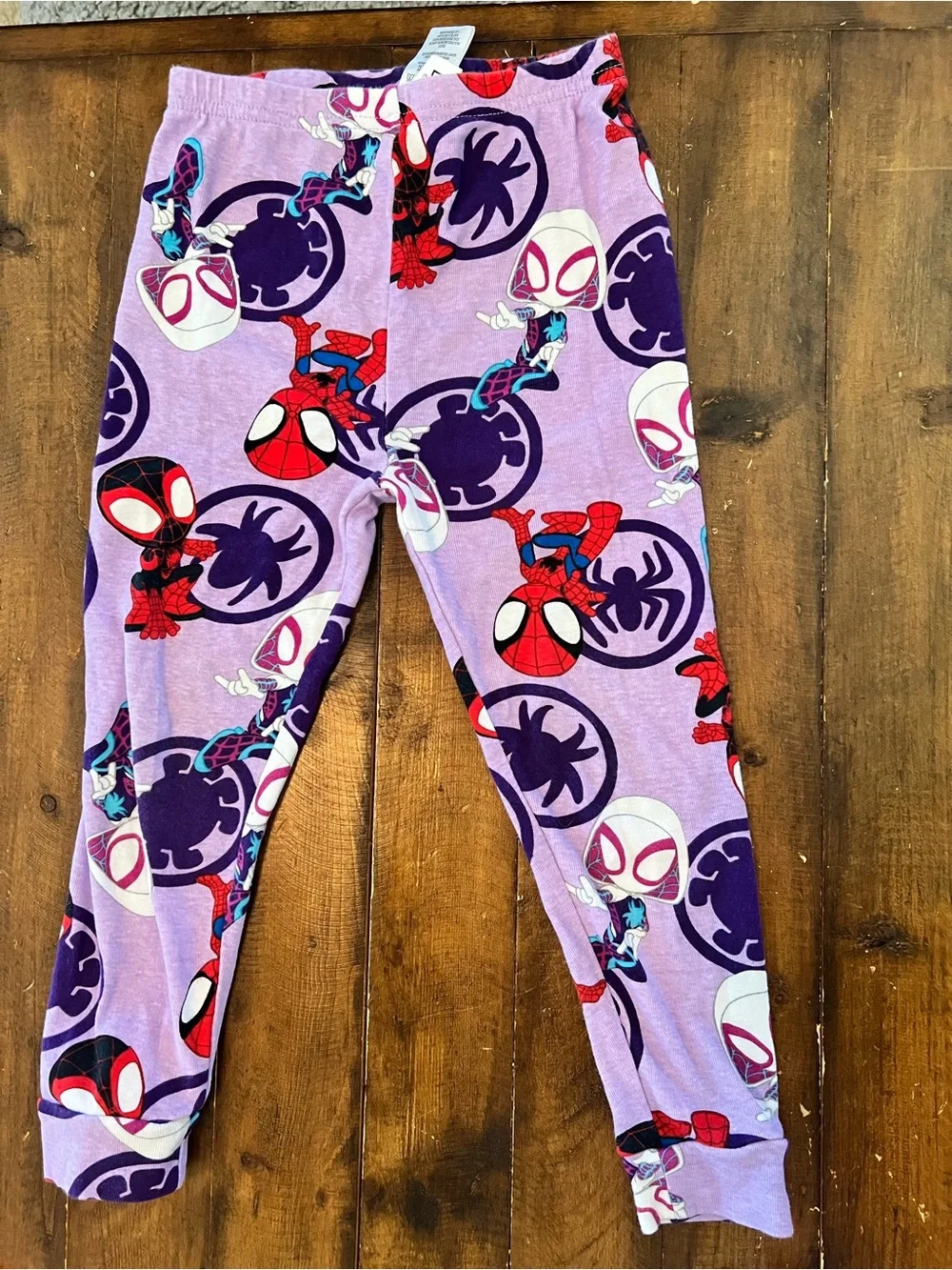 Marvel Girls Purple & Red Spider-Verse Pajama Set